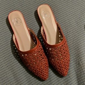 Raffia Mules